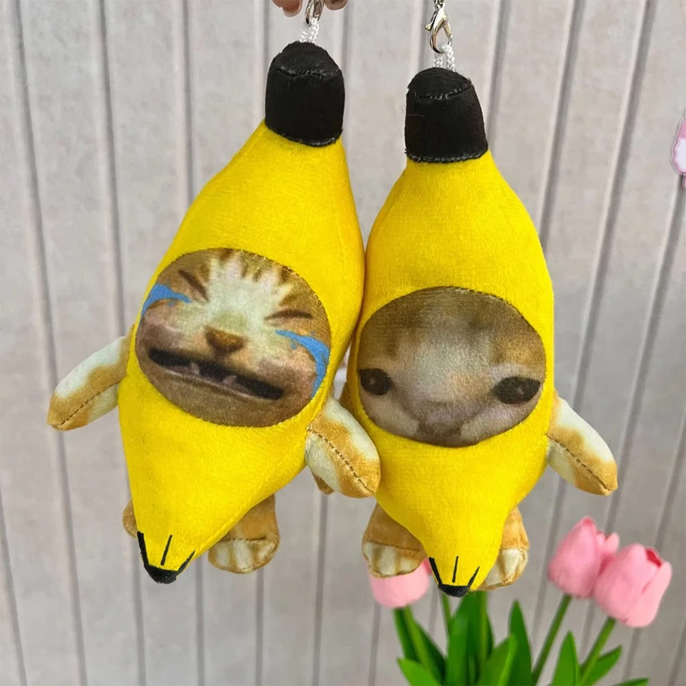 Banana Cat Meme Plush Toy