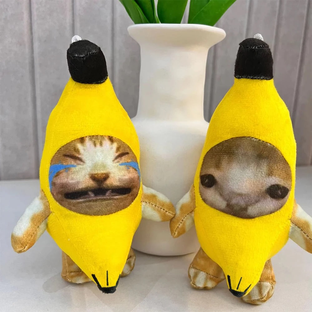 Banana Cat Meme Plush Toy