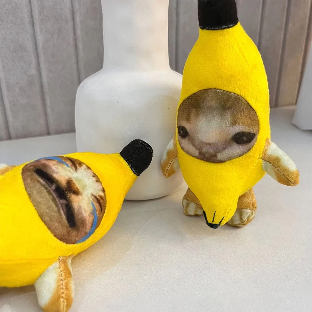 Banana Cat Meme Plush Toy