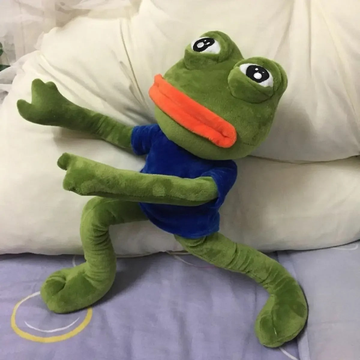 Sad Pepe Meme Plush Toy