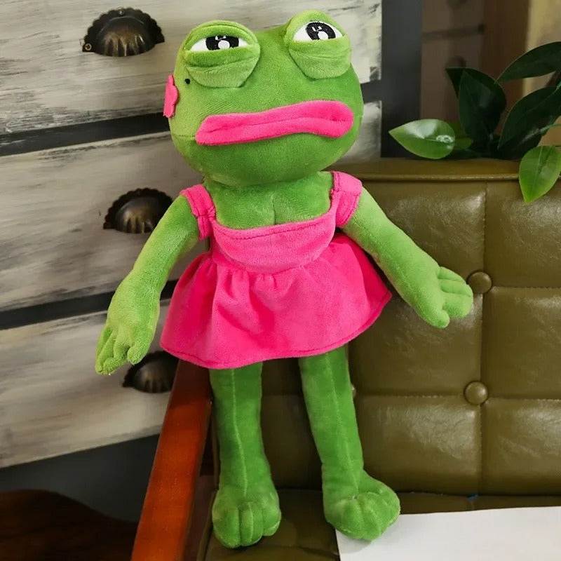 Sad Pepe Meme Plush Toy