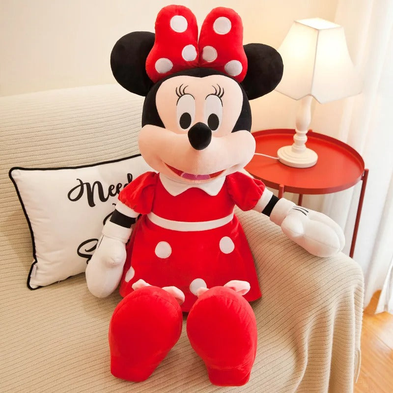 Minnie Mouse Plush Toy in a Red Dress